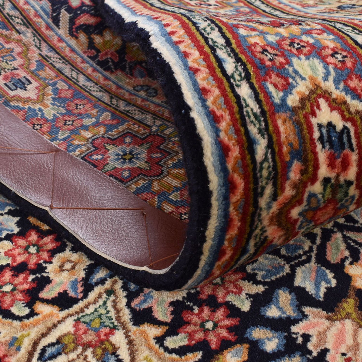 Loper Perzisch tapijt - Royal - 378 x 77 cm - donker beige