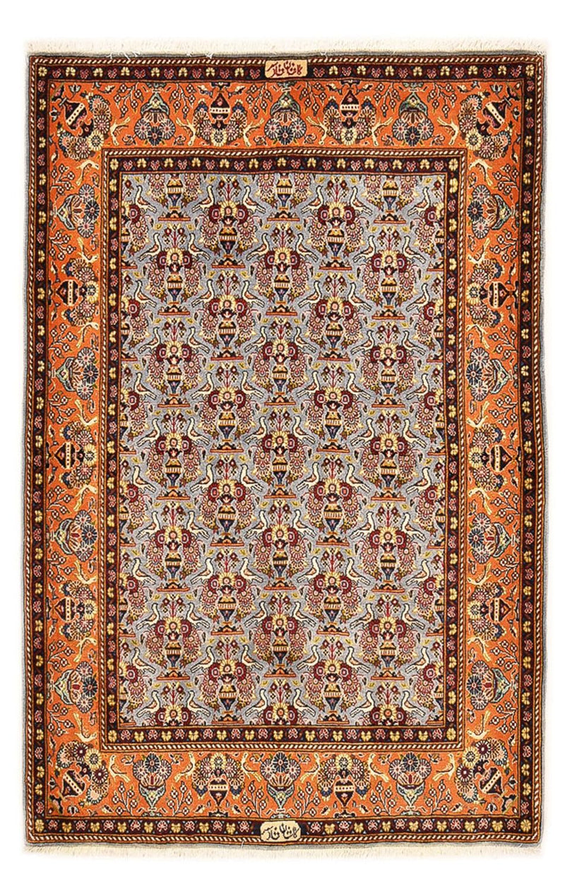 Perzisch tapijt - Ghom - Koninklijke - 169 x 111 cm - veelkleurig