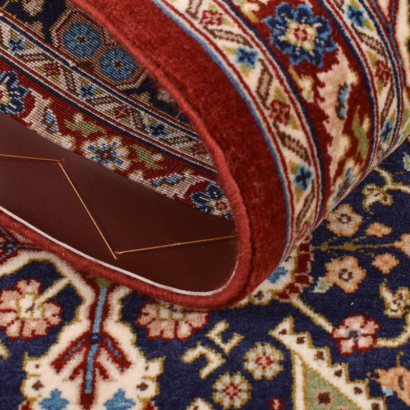 Loper Perzisch tapijt - Ghom - Koninklijk - 193 x 51 cm - donker beige