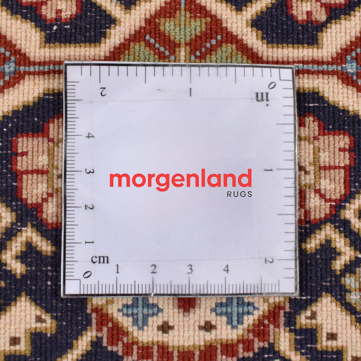 Loper Perzisch tapijt - Ghom - Koninklijk - 150 x 54 cm - donker beige