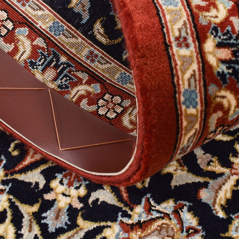 Loper Perzisch tapijt - Ghom - Koninklijk - 201 x 54 cm - donker beige