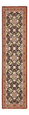 Loper Perzisch tapijt - Ghom - Koninklijk - 203 x 54 cm - donker beige