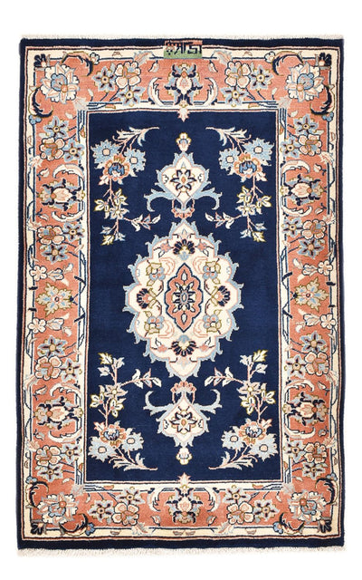 Kashan Tapijt 85x132cm - Perzisch tapijt - blauw