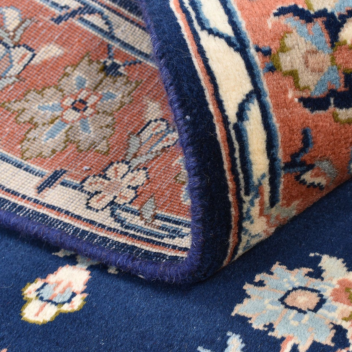 Perzisch tapijt - Keshan - 132 x 85 cm - blauw