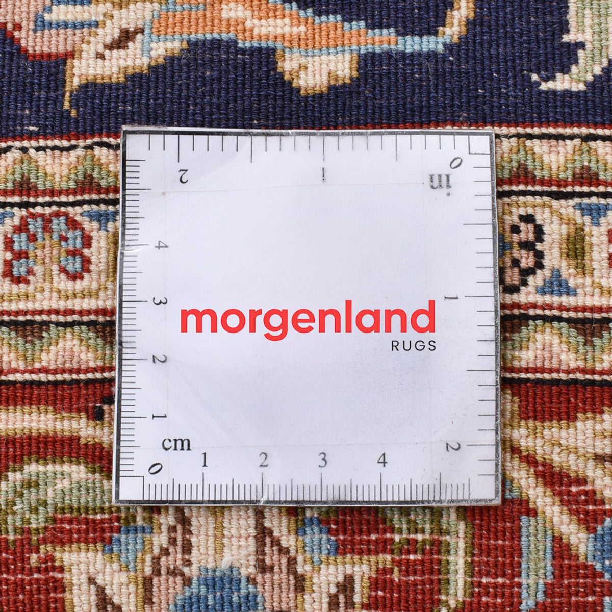 Perzisch tapijt - Ghom - Koninklijk - 203 x 133 cm - donkerblauw