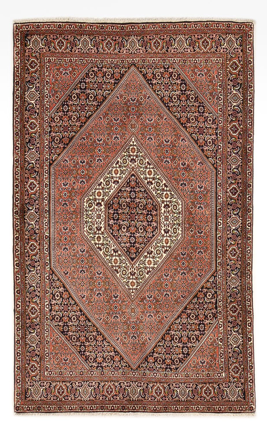 Perzisch tapijt - Bijar - 251 x 150 cm - roest