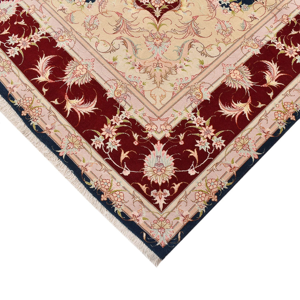 Perzisch tapijt - Tabriz - Royal - 287 x 202 cm - donkerblauw