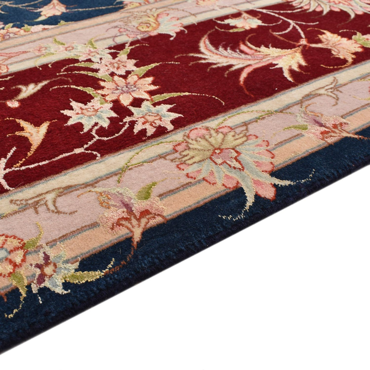 Perzisch tapijt - Tabriz - Royal - 287 x 202 cm - donkerblauw