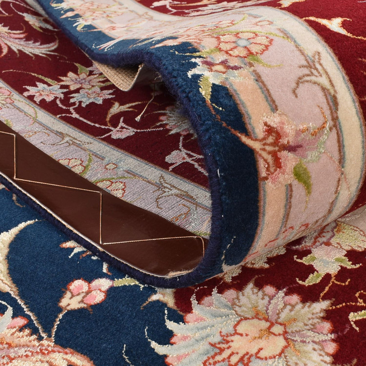 Perzisch tapijt - Tabriz - Royal - 287 x 202 cm - donkerblauw