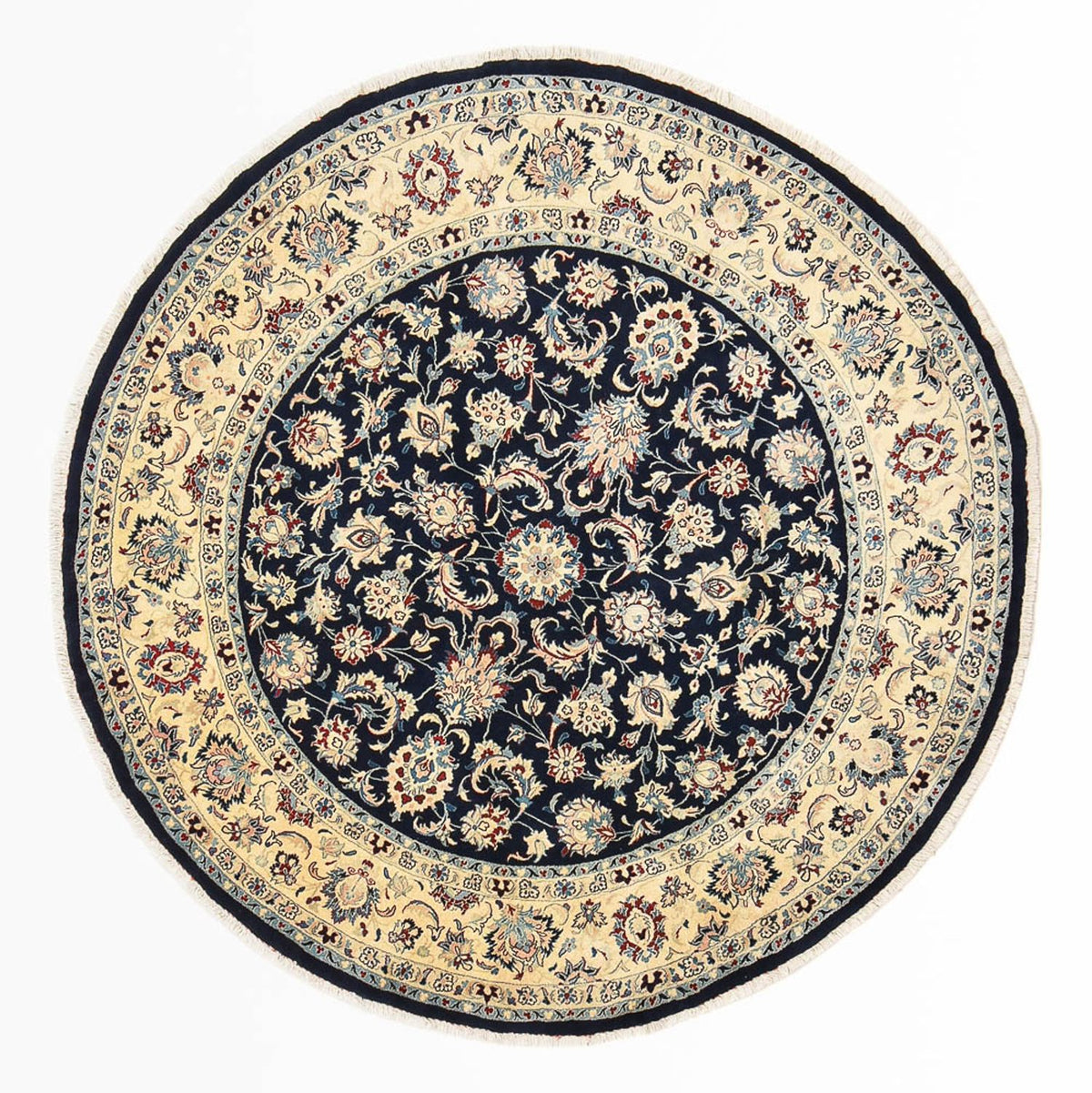 Perzisch tapijt - Klassiek - 240 x 240 cm - donkerblauw