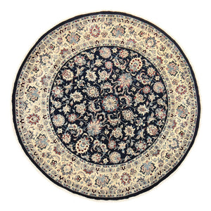 Perzisch tapijt - Klassiek - 235 x 235 cm - donkerblauw