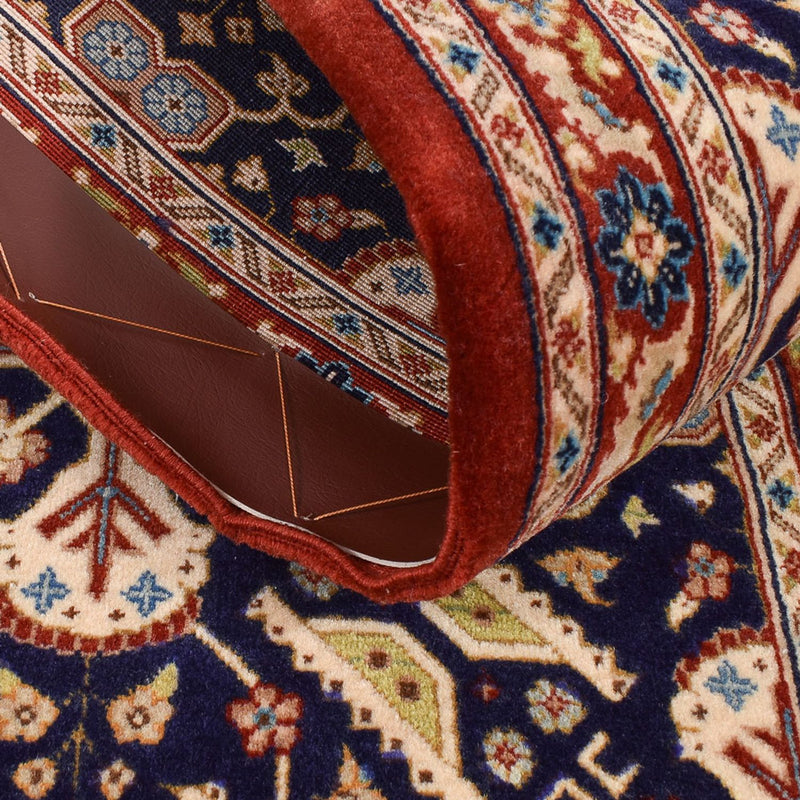 Loper Perzisch tapijt - Ghom - Koninklijk - 205 x 55 cm - donker beige