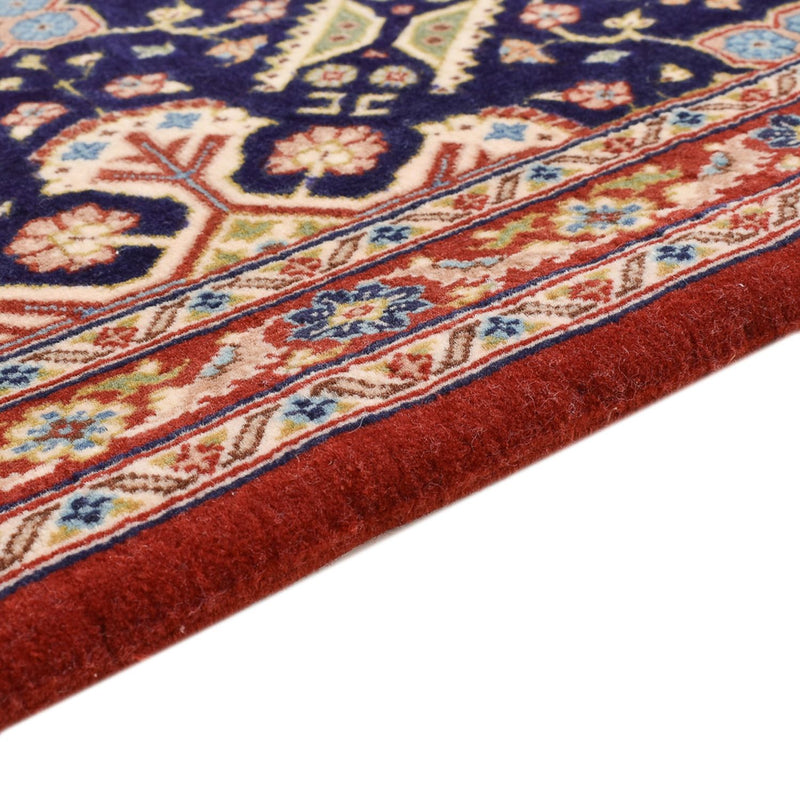 Loper Perzisch tapijt - Ghom - Koninklijk - 204 x 55 cm - donker beige