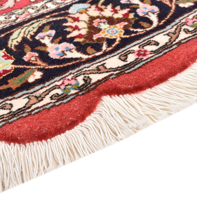 Perzisch tapijt - Tabriz - Royal rond  - 150 x 150 cm - rood
