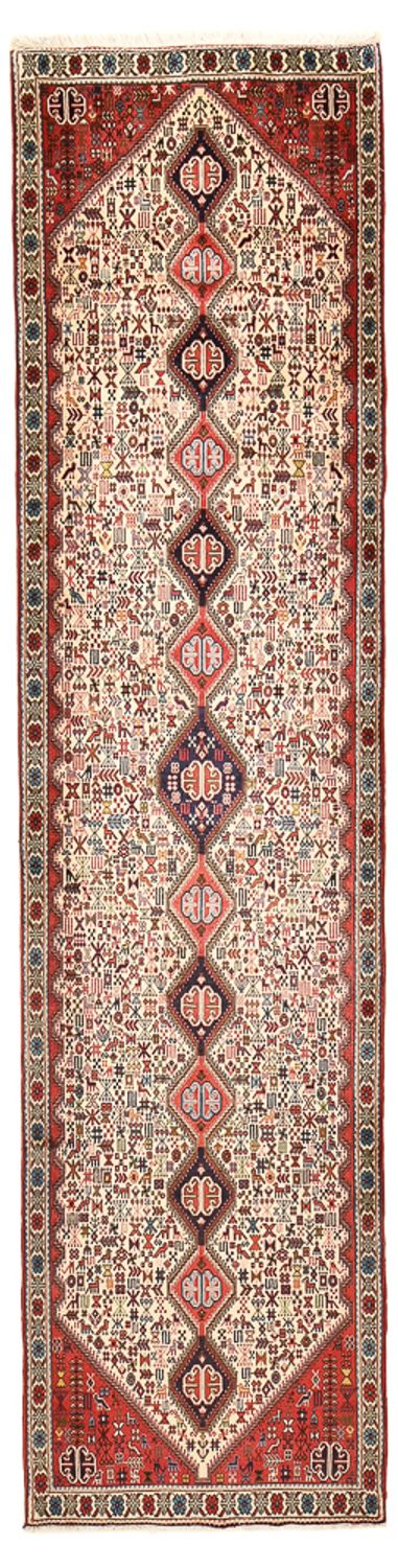 Loper Perzisch Tapijt - Nomadisch - 390 x 97 cm - beige