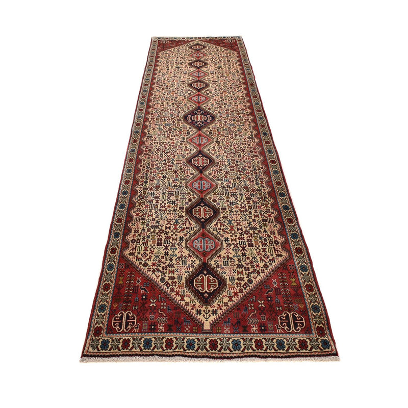 Loper Perzisch Tapijt - Nomadisch - 390 x 97 cm - beige