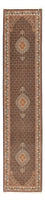 Loper Perzisch tapijt - Tabriz - Royal - 392 x 67 cm - donker beige