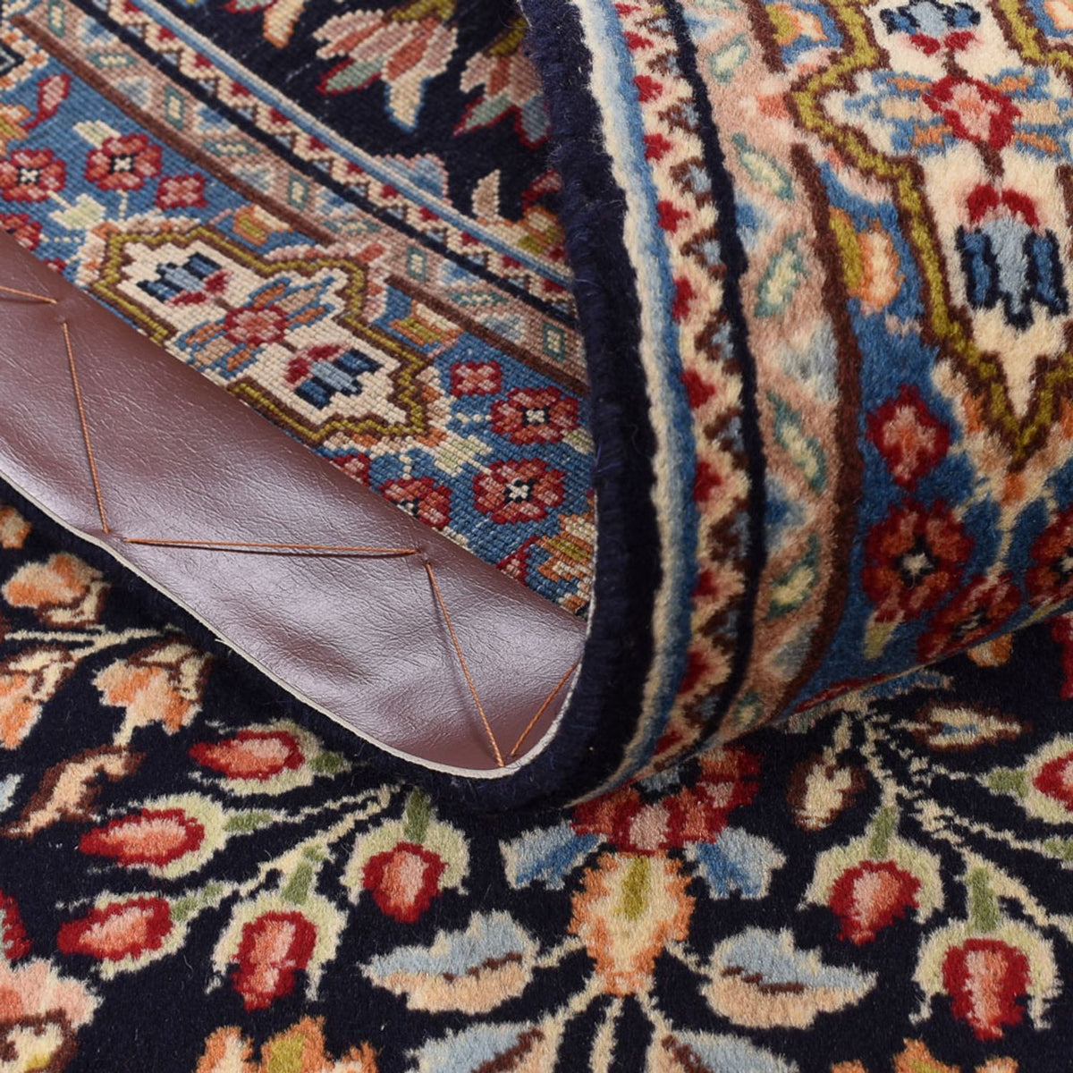 Loper Perzisch tapijt - Royal - 396 x 78 cm - donker beige