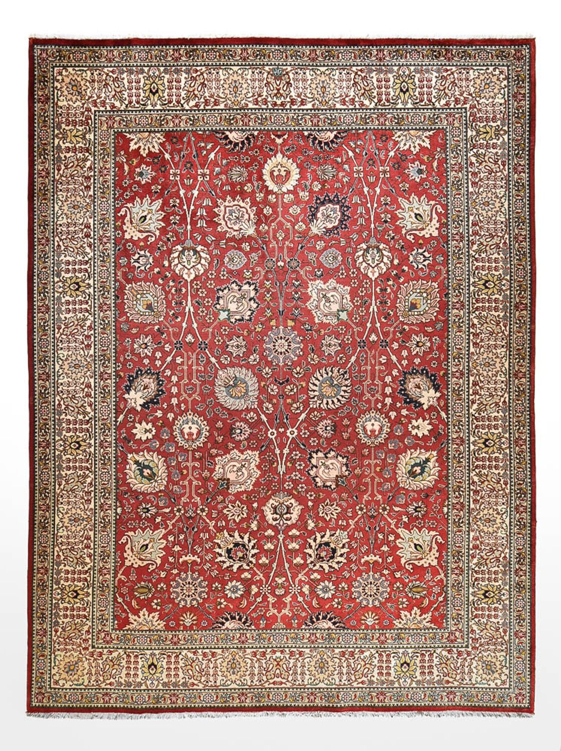 Perzisch tapijt - Tabriz - Royal - 390 x 292 cm - rood