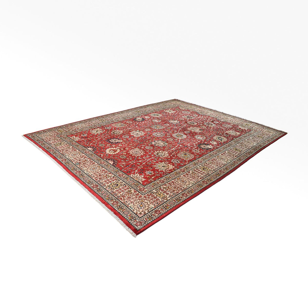 Perzisch tapijt - Tabriz - Royal - 390 x 292 cm - rood