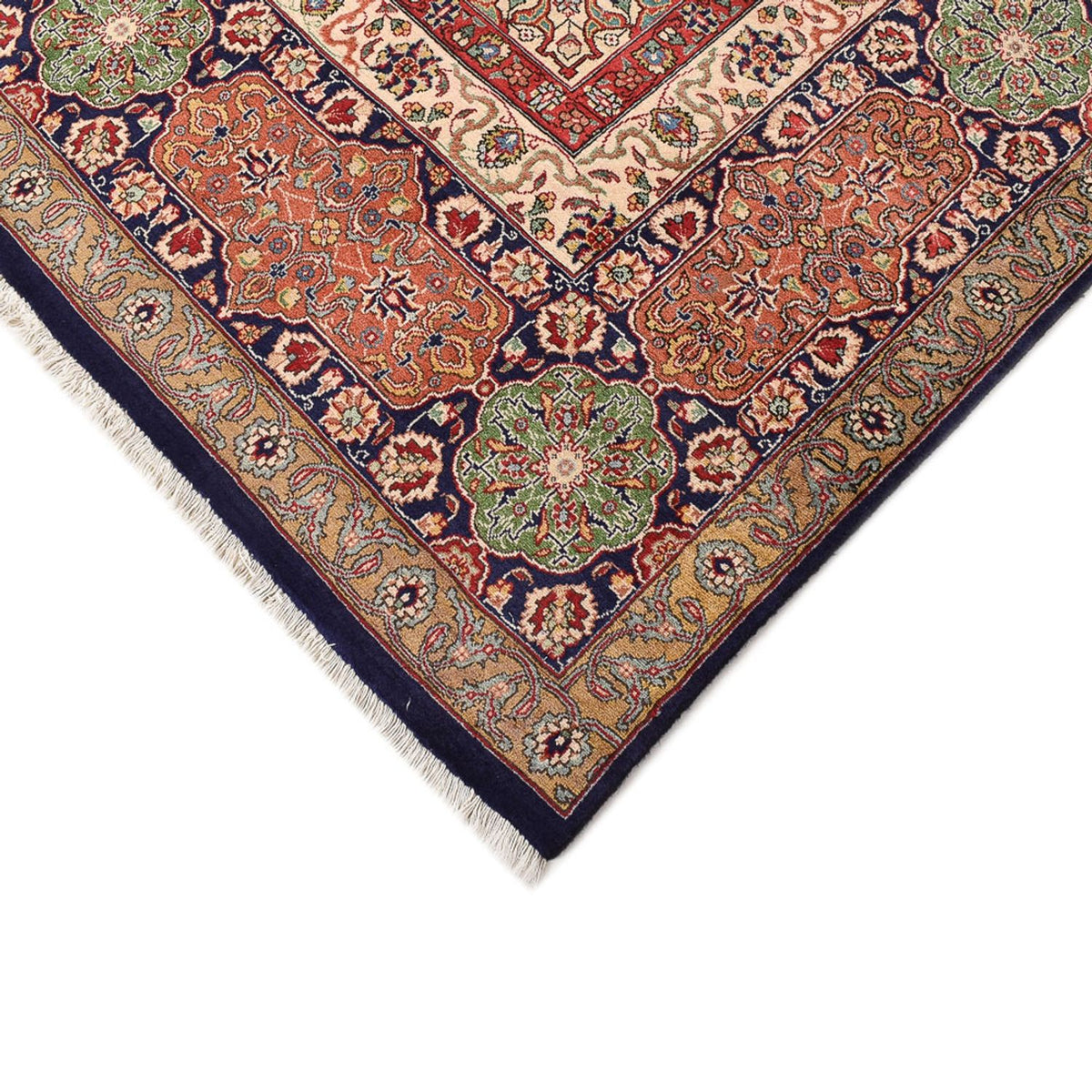 Perzisch tapijt - Tabriz - Royal - 410 x 300 cm - donkerblauw
