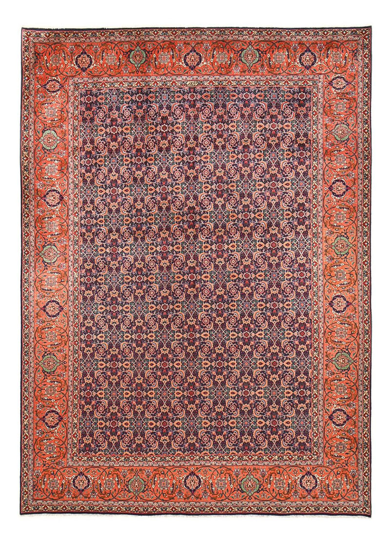 Perzisch tapijt - Tabriz - Royal - 373 x 278 cm - bordeauxrood