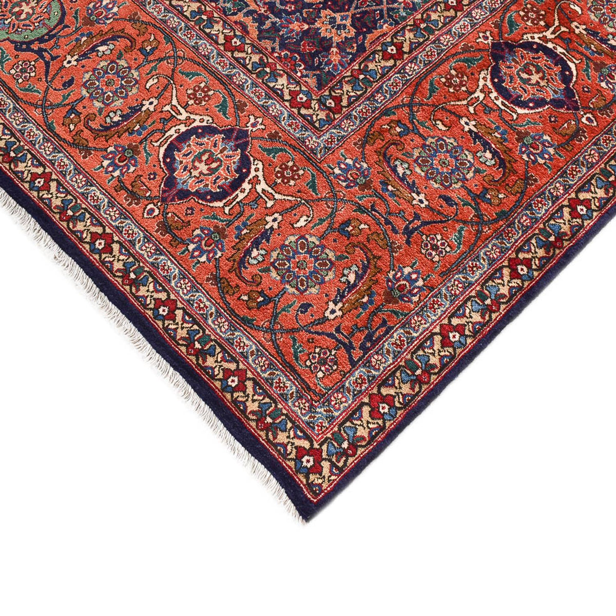 Perzisch tapijt - Tabriz - Royal - 373 x 278 cm - bordeauxrood