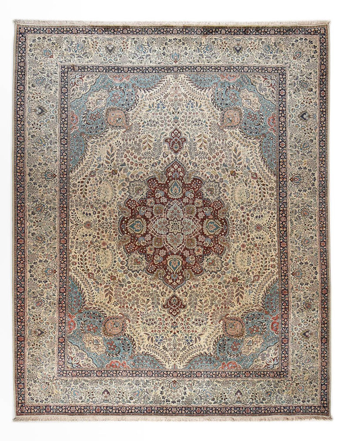Perzisch tapijt - Tabriz - Royal - 389 x 306 cm - zand