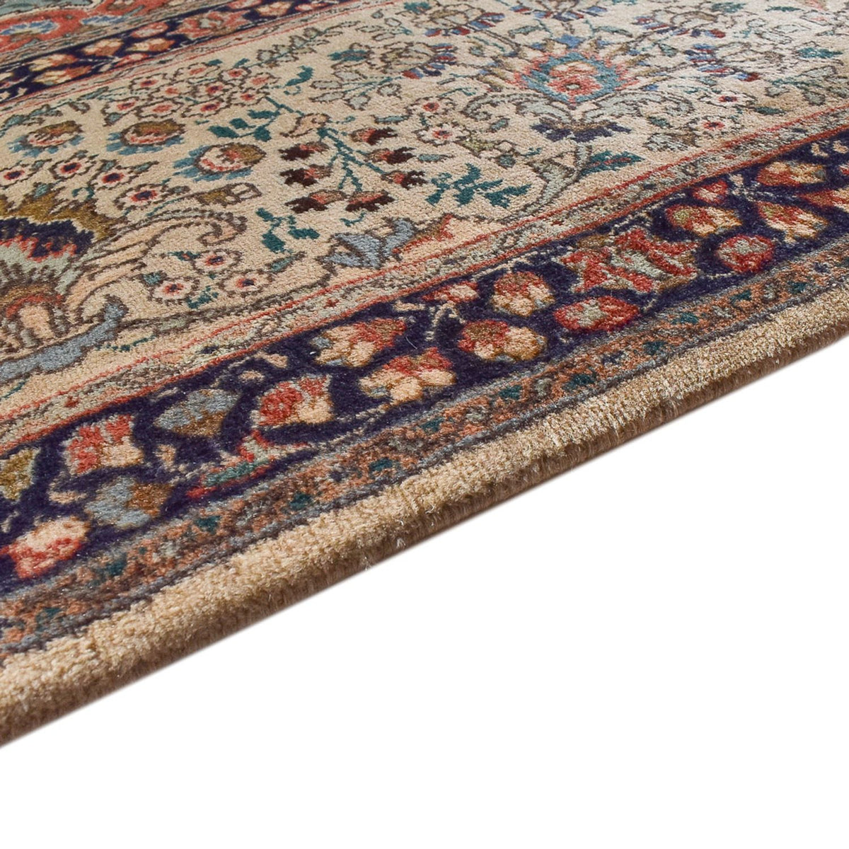 Perzisch tapijt - Tabriz - Royal - 389 x 306 cm - zand