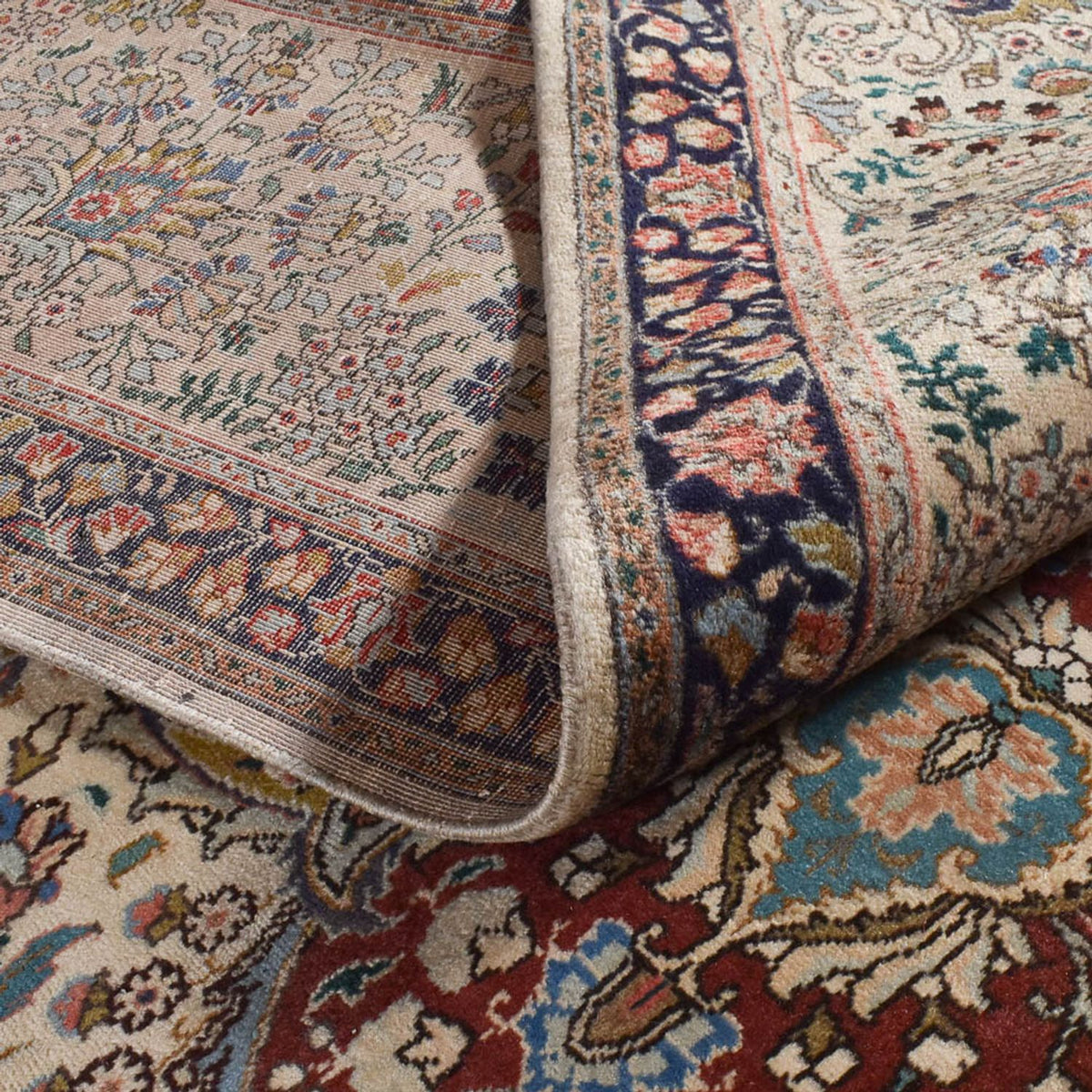 Perzisch tapijt - Tabriz - Royal - 389 x 306 cm - zand