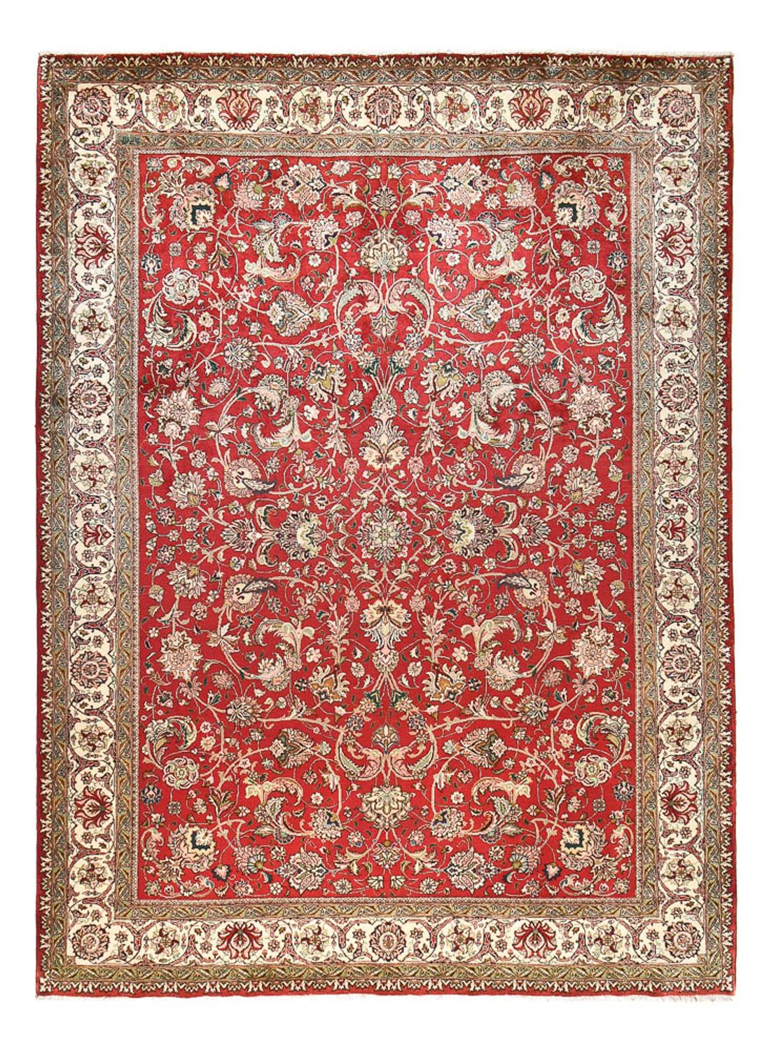 Perzisch tapijt - Tabriz - Royal - 400 x 298 cm - rood