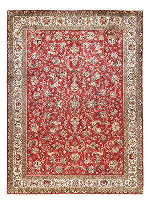 Perzisch tapijt - Tabriz - Royal - 400 x 298 cm - rood