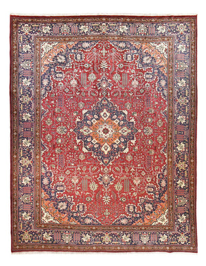 Perzisch tapijt - Tabriz - Royal - 402 x 308 cm - rood
