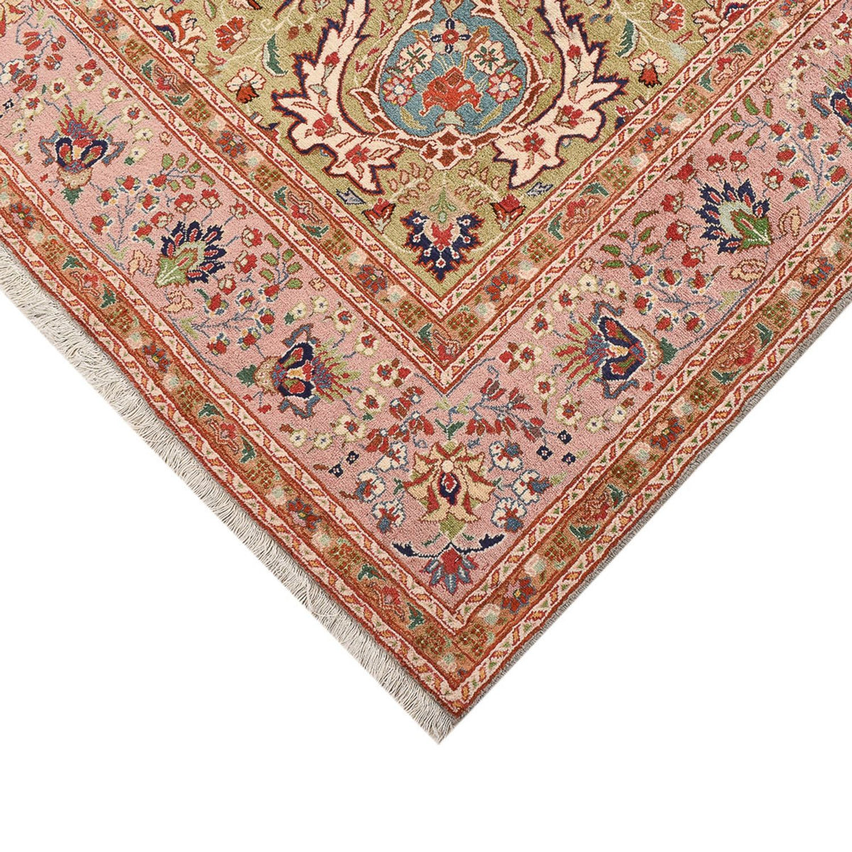 Perzisch tapijt - Tabriz - Royal - 295 x 192 cm - zalm