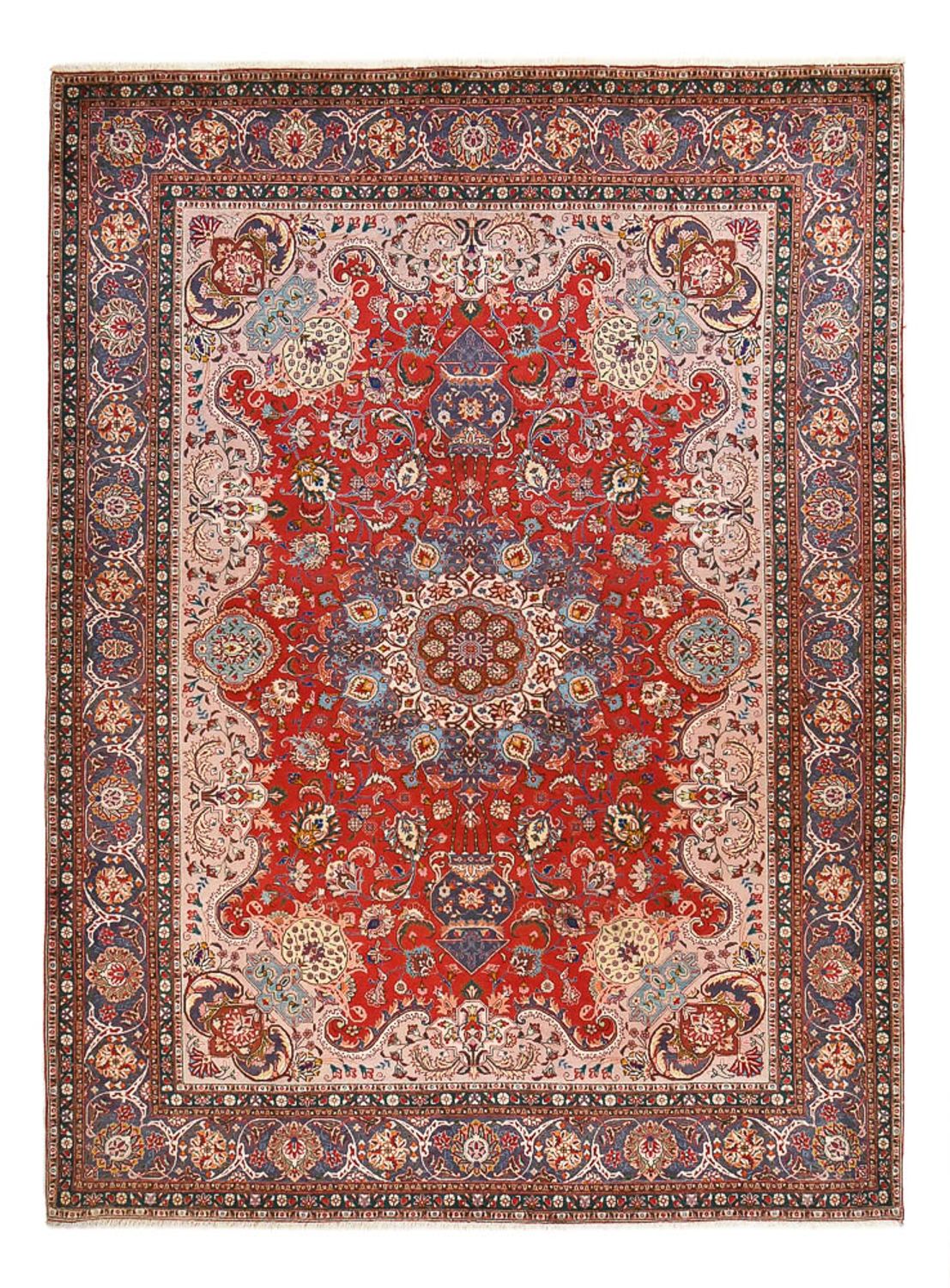 Perzisch tapijt - Tabriz - Royal - 408 x 300 cm - rood