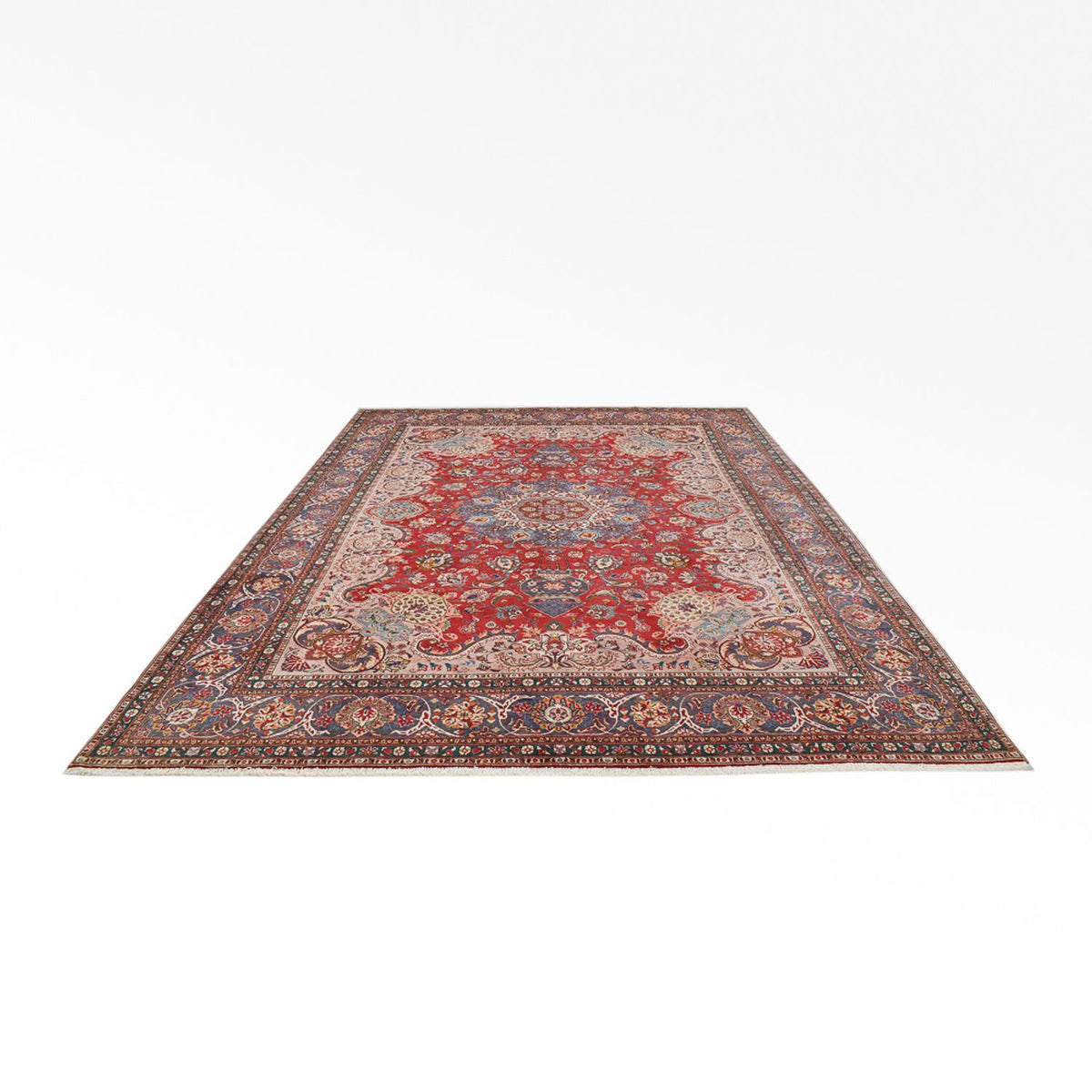 Perzisch tapijt - Tabriz - Royal - 408 x 300 cm - rood
