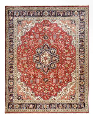 Perzisch tapijt - Tabriz - Royal - 382 x 300 cm - rood