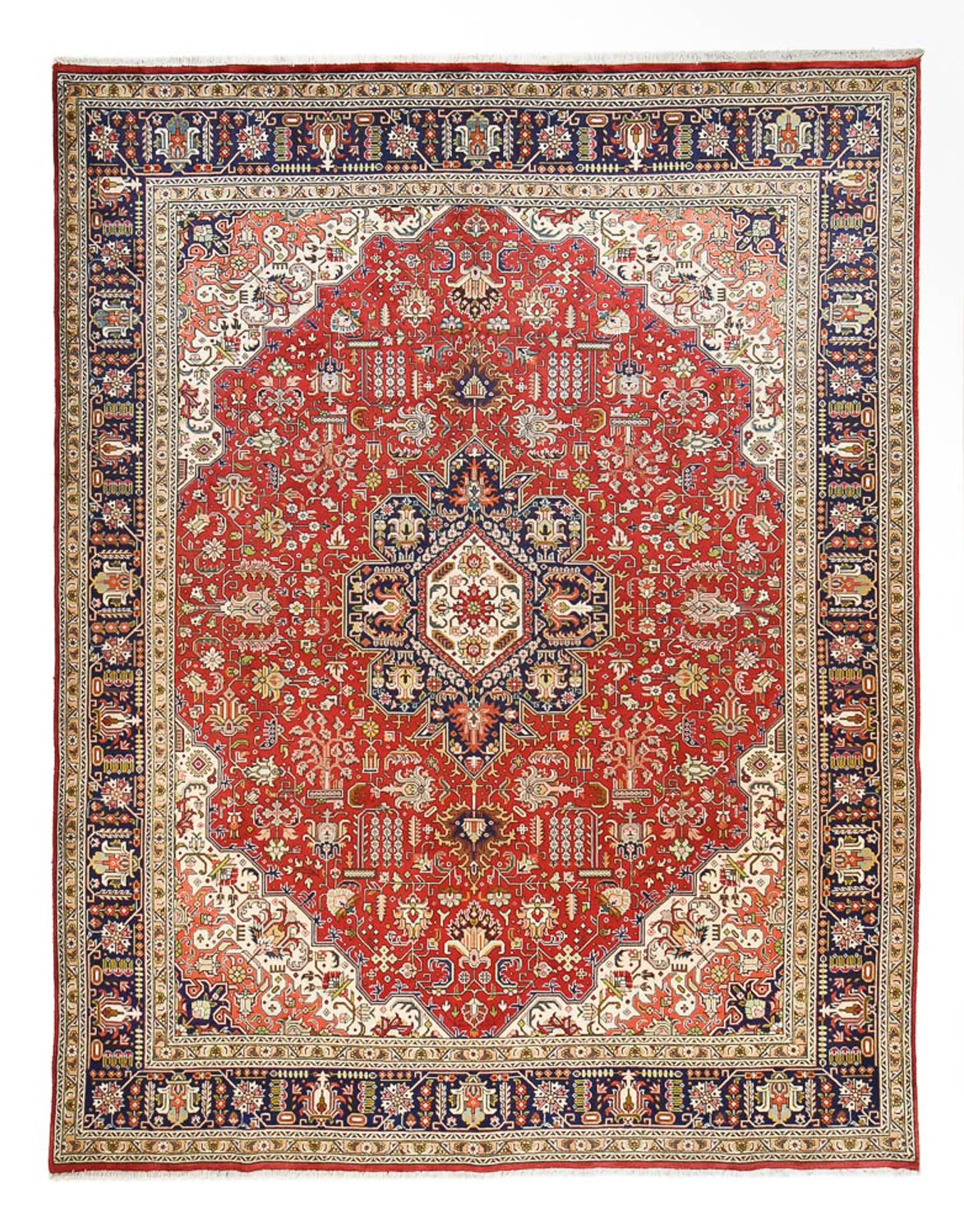 Perzisch tapijt - Tabriz - Royal - 382 x 300 cm - rood