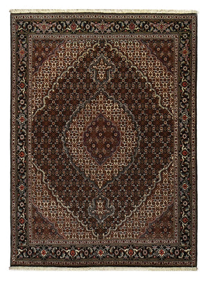 Perzisch tapijt - Tabriz - Royal - 204 x 150 cm - donkerbruin