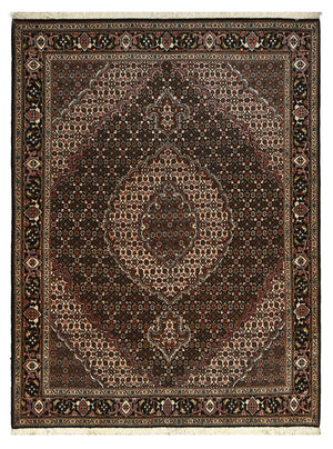 Perzisch tapijt - Tabriz - Royal - 200 x 153 cm - donkerbruin