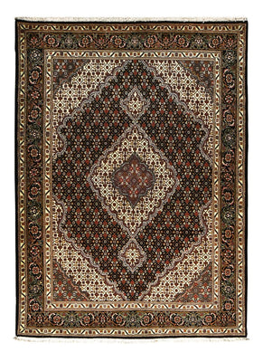 Perzisch tapijt - Tabriz - Royal - 210 x 152 cm - donkerbruin