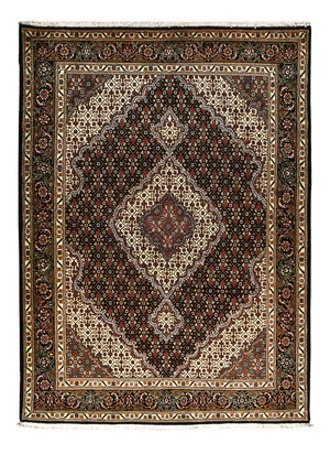 Perzisch tapijt - Tabriz - Royal - 210 x 152 cm - donkerbruin