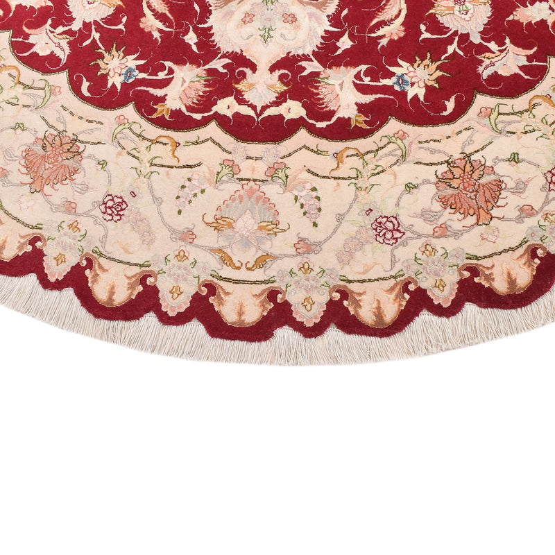 Perzisch tapijt - Tabriz - Royal rond  - 200 x 200 cm - veelkleurig