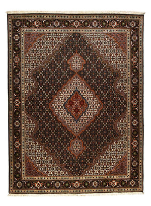 Perzisch tapijt - Tabriz - Royal - 204 x 152 cm - donkerbruin