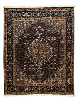 Perzisch tapijt - Tabriz - Royal - 192 x 153 cm - donkerbruin