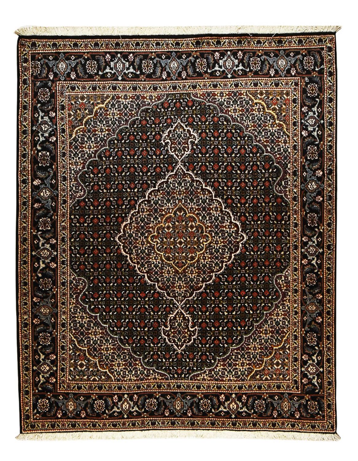 Perzisch tapijt - Tabriz - Royal - 192 x 153 cm - donkerbruin