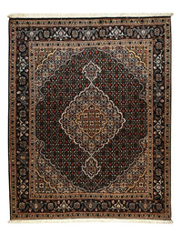 Perzisch tapijt - Tabriz - Royal - 192 x 153 cm - donkerbruin
