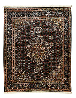 Perzisch tapijt - Tabriz - Royal - 192 x 153 cm - donkerbruin