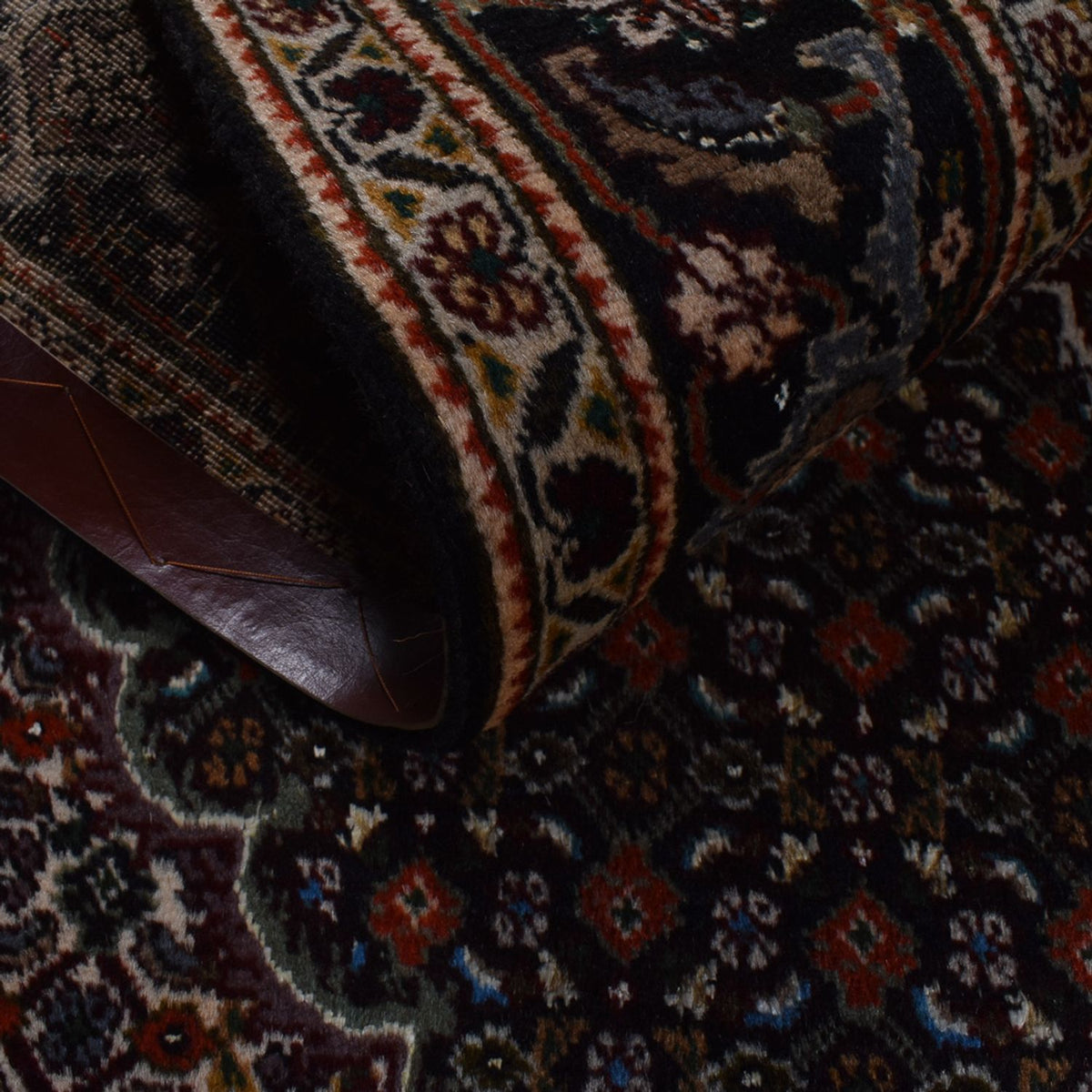 Perzisch tapijt - Tabriz - Royal - 192 x 153 cm - donkerbruin