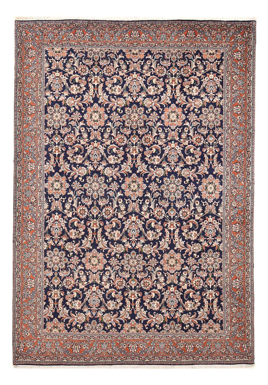 Perzisch tapijt - Bijar - 295 x 206 cm - donkerblauw